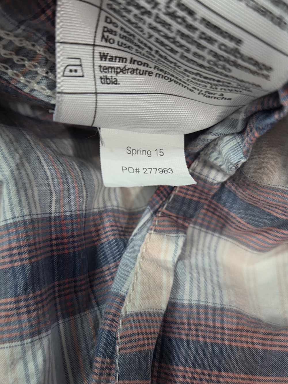 Carhartt Girls Plaid Button-Down Shirt in Pink and Blue Size S - Picture 15 of 16